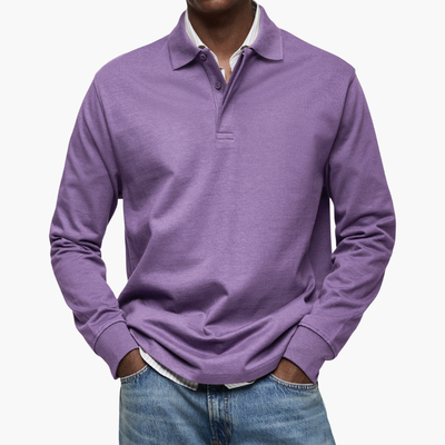 Alexandre | Casual Langarm-Poloshirt