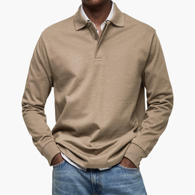Alexandre | Casual Langarm-Poloshirt