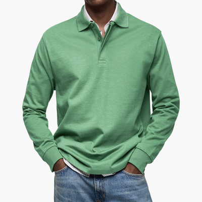 Alexandre | Casual Langarm-Poloshirt