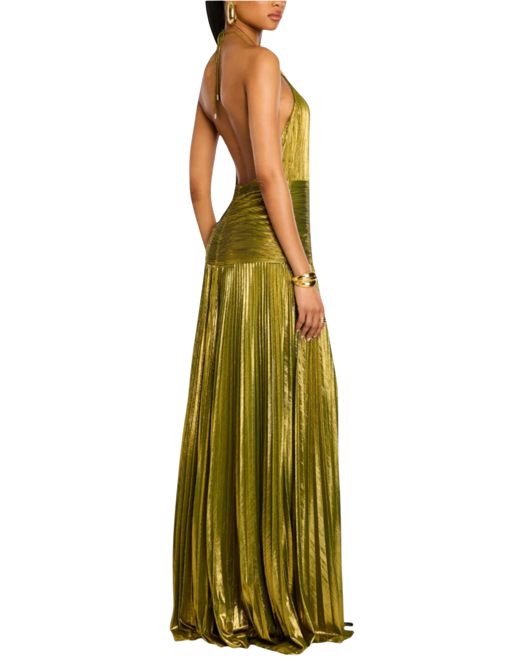 Lorette | Schimmerndes Kleid mit Rückenausschnitt