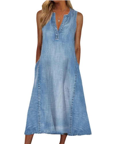 Sofia | Bequemes Denimkleid