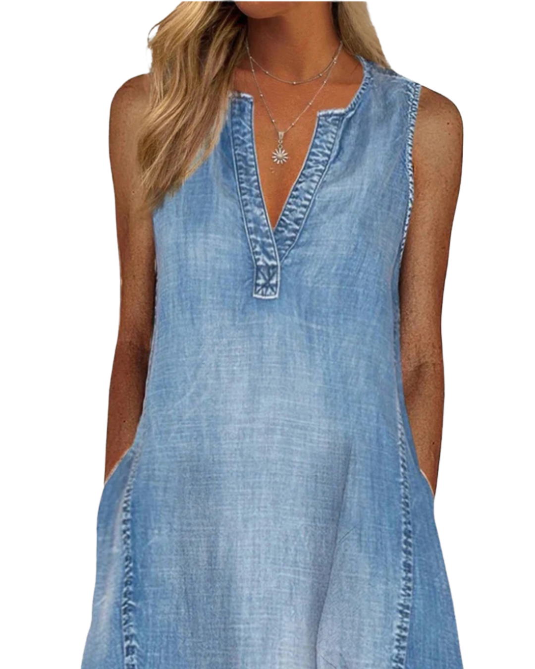 Sofia | Bequemes Denimkleid