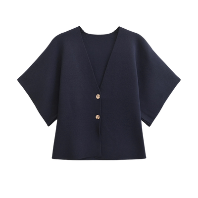 Jade | Minimalistische, elegante Bluse mit Knopfleiste