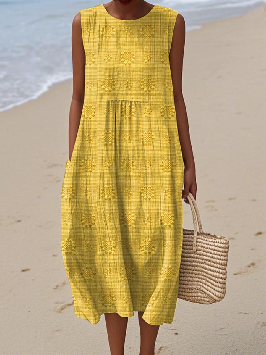 Helia | Künstlerisches Strandkleid