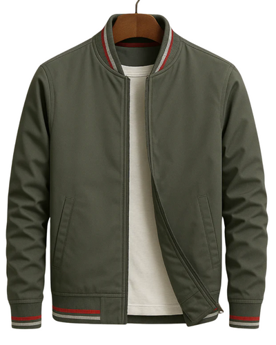 Tom | Elegante Bomberjacke mit Streifen