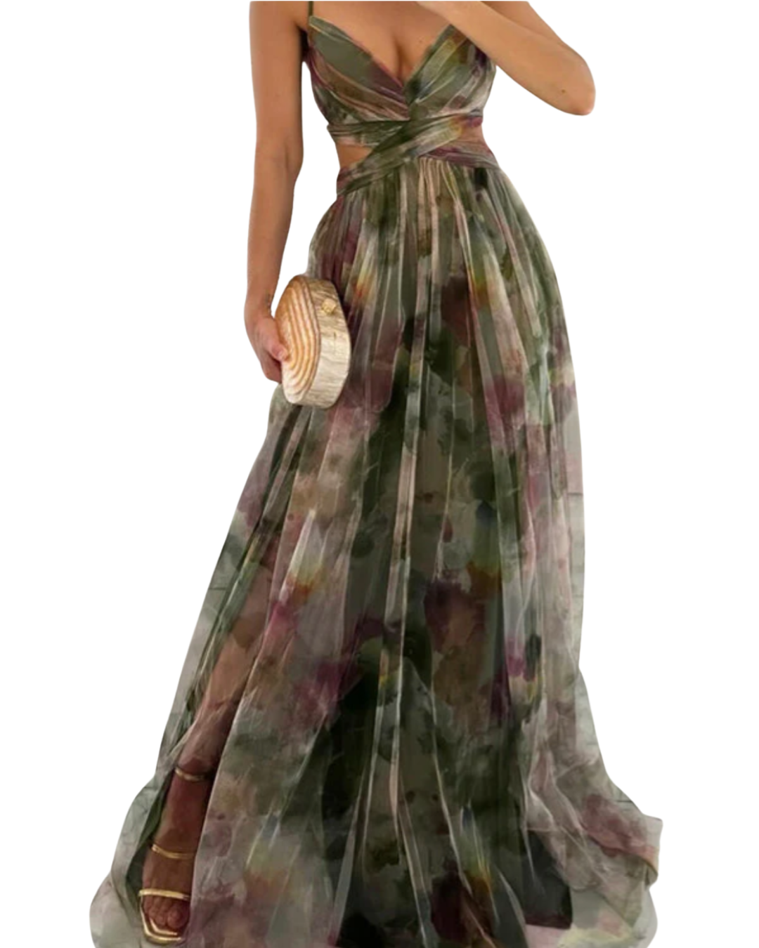 Giselle | Bezauberndes Maxikleid mit Blumenmuster