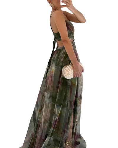 Giselle | Bezauberndes Maxikleid mit Blumenmuster