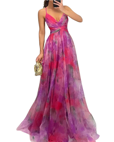 Giselle | Bezauberndes Maxikleid mit Blumenmuster