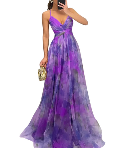 Giselle | Bezauberndes Maxikleid mit Blumenmuster