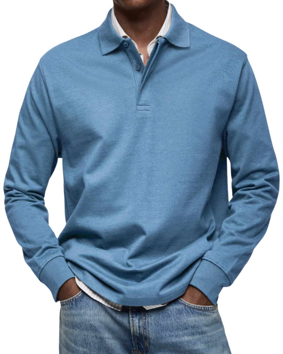 Alexandre | Casual Langarm-Poloshirt