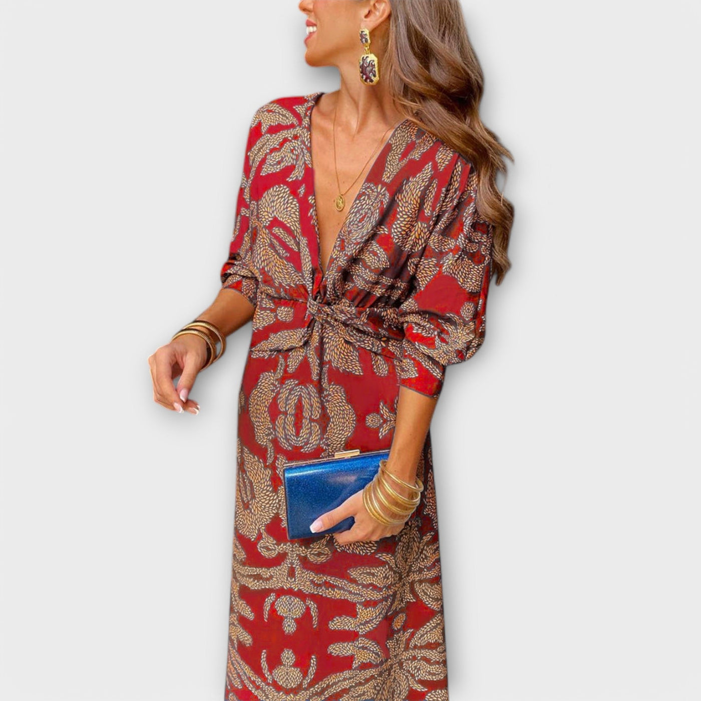 Oriana | Elegantes Kleid mit langen Ärmeln
