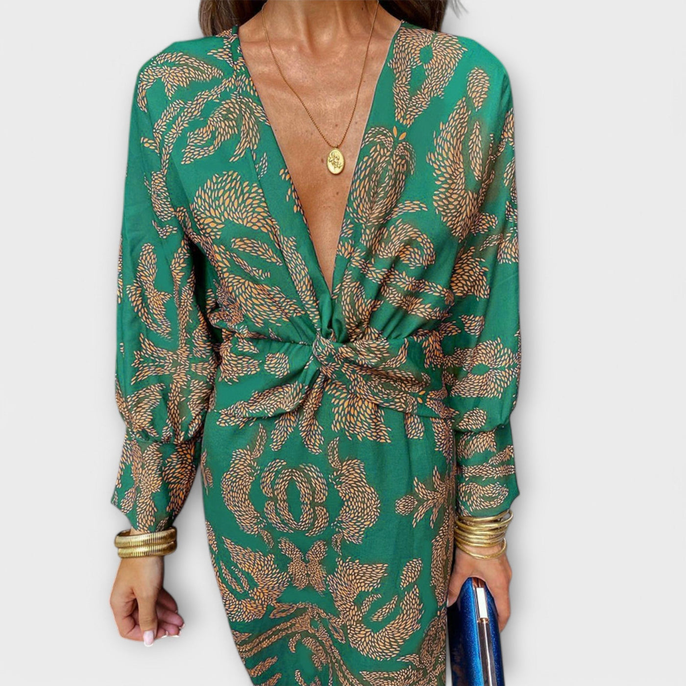 Oriana | Elegantes Kleid mit langen Ärmeln