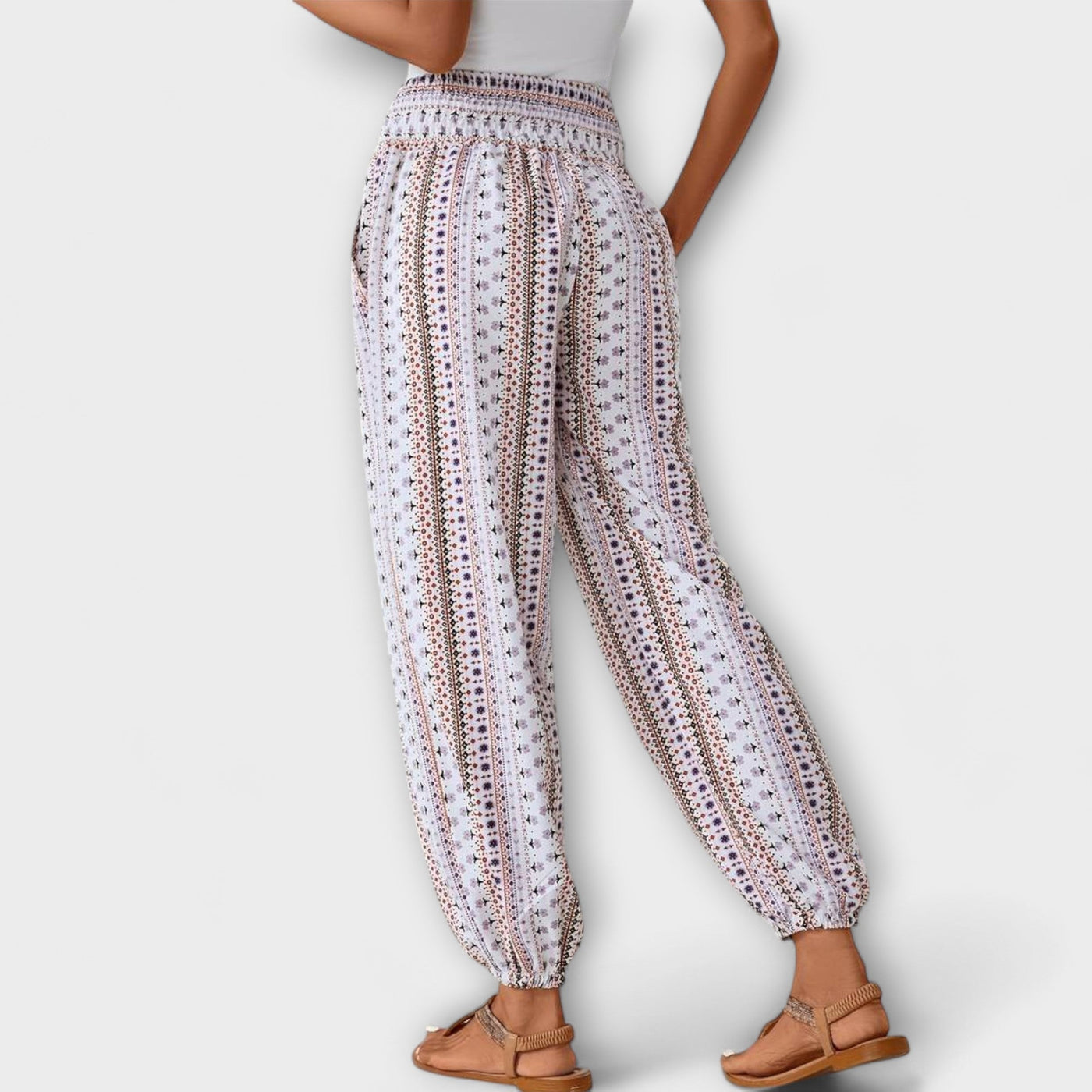 Scarlett | Hose mit ethnischer Grafik