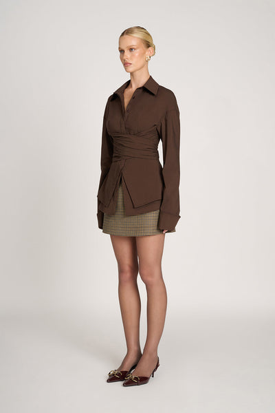 Vive | Elegantes Wickelshirt mit taillierter Passform