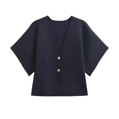 Jade | Minimalistische, elegante Bluse mit Knopfleiste