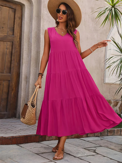 GABRIELLA | Langes, ausgestelltes Kleid mit absolutem Tragekomfort und sommerlichem Stil