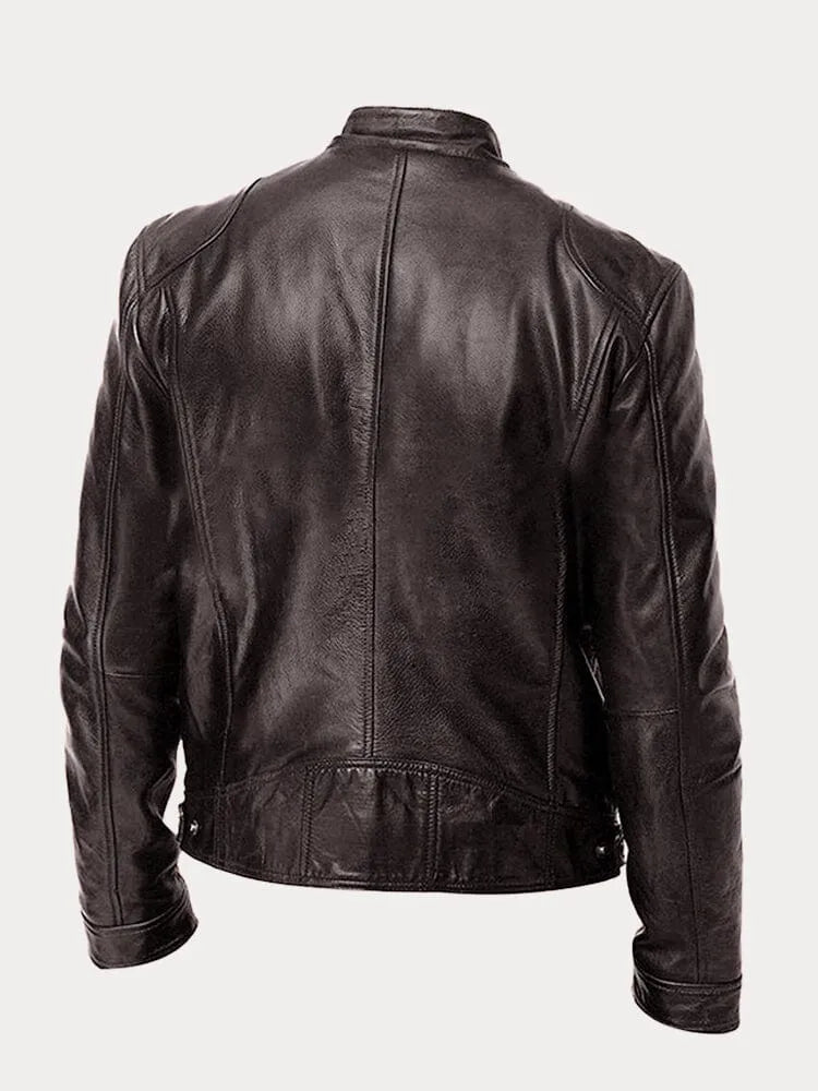 Rob | Lässige Lederjacke