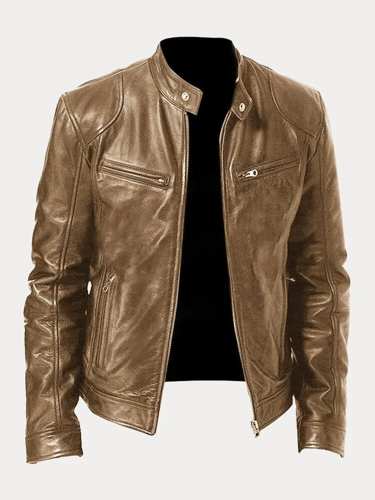 Rob | Lässige Lederjacke