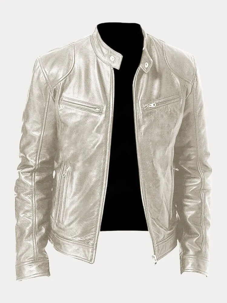 Rob | Lässige Lederjacke