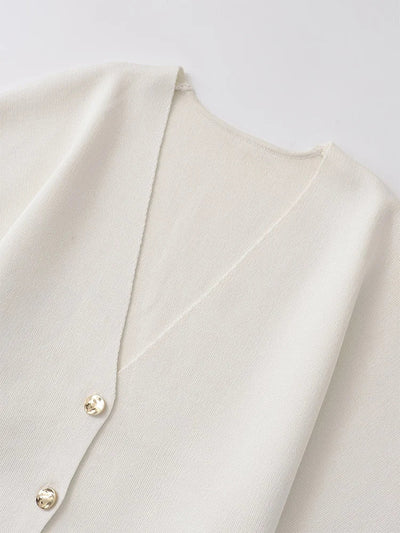 Jade | Minimalistische, elegante Bluse mit Knopfleiste