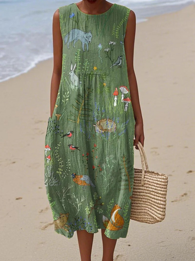 Liv | Künstlerisches Strandkleid