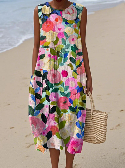 Liv | Künstlerisches Strandkleid