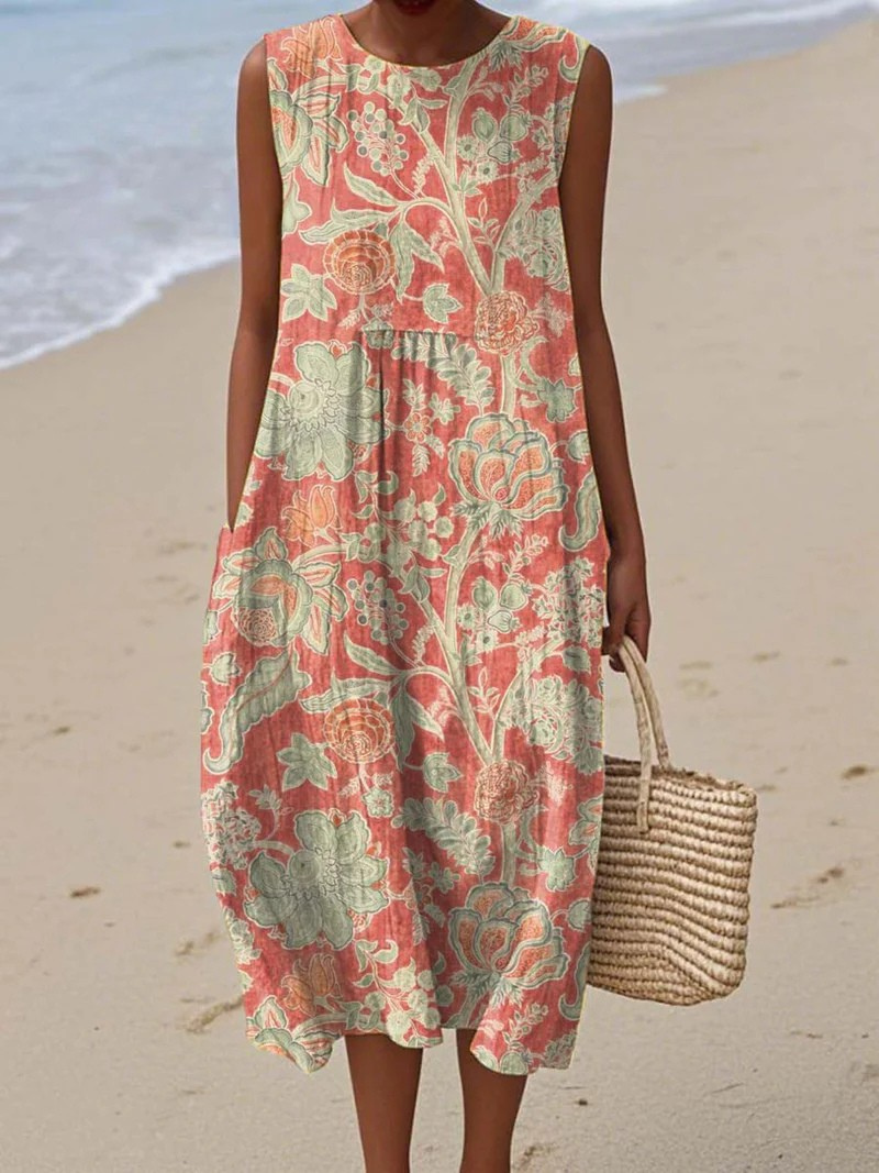 Liv | Künstlerisches Strandkleid