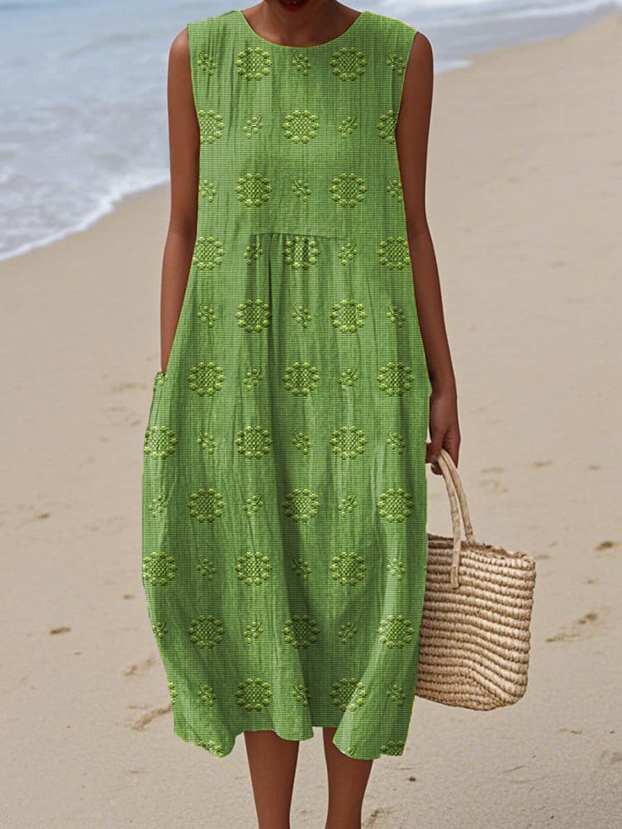 Helia | Künstlerisches Strandkleid